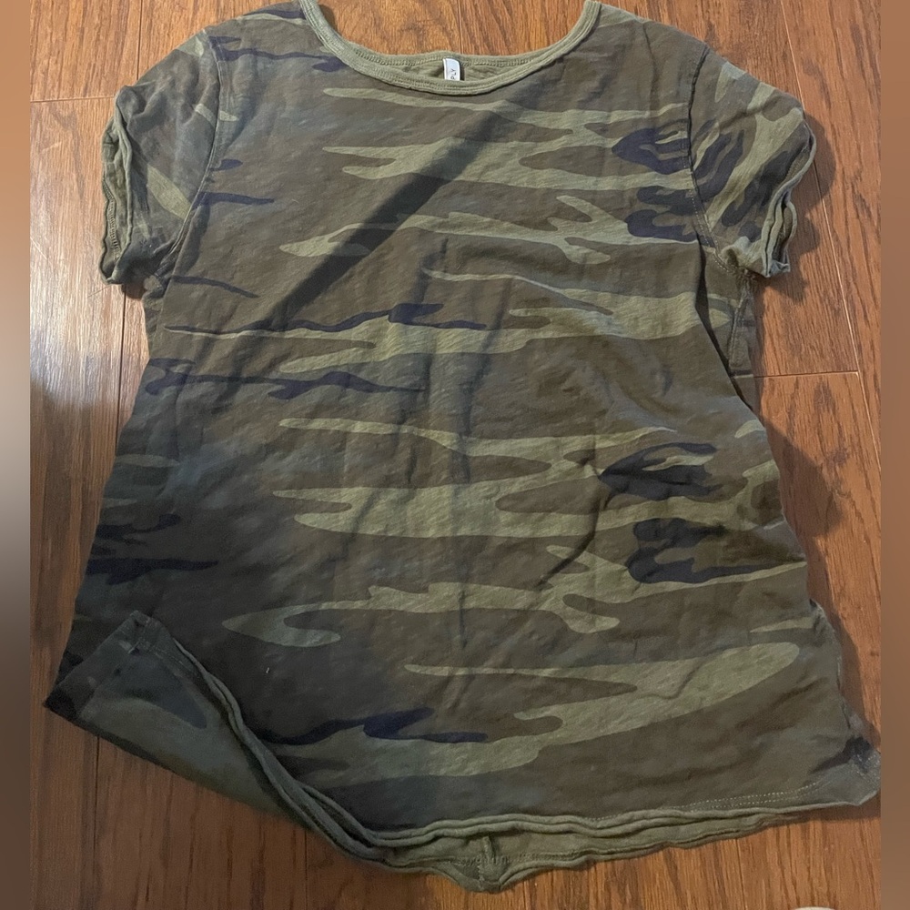 Z Supply Green Camo Tee